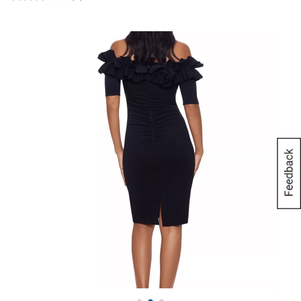 Xscape
Women's Off the Shoulder Ruffle Sheath Dress - Picture 2 of 6
